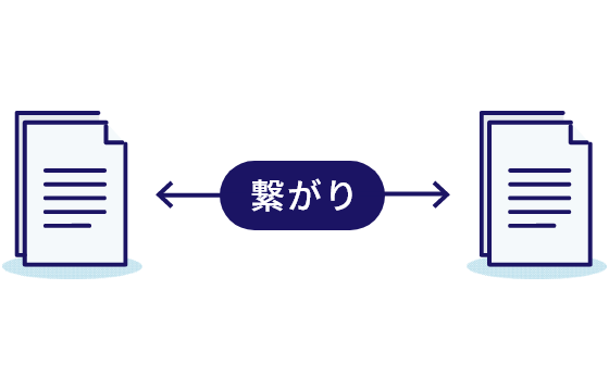 成果物の繋がりを見える化
